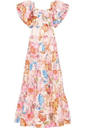 Rebecca Vallance Summer Seas floral-print gown