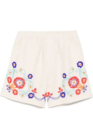 BODE Beaded Garden Party shorts