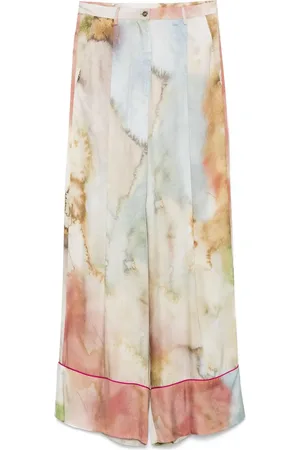 ..,MERCI Abstract-print trousers