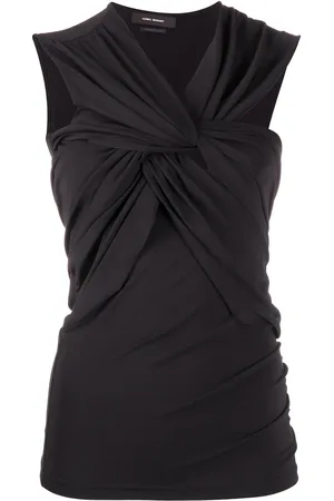 Isabel Marant Twisted-front sleeveless top