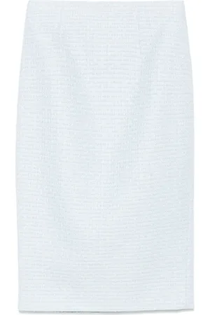 Roland Mouret Bouclé midi skirt