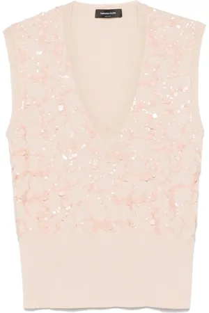 Fabiana Filippi Sequin-embellished vest