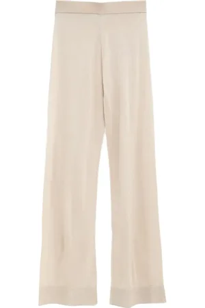 Totême Knitted wide-leg trousers