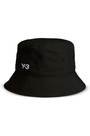 Y-3 Logo-print " " bucket hat