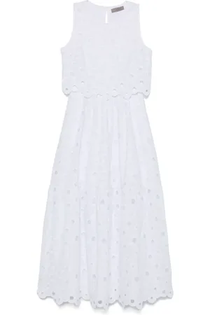 D.EXTERIOR Broderie-anglaise maxi dress