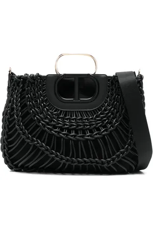 Twin-Set Braided tote bag