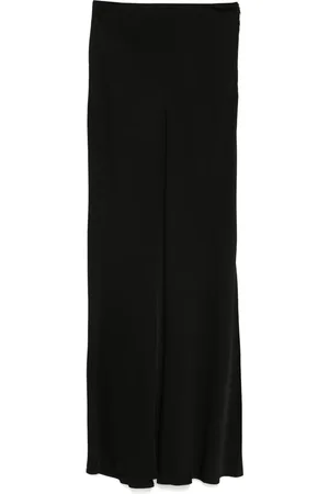 Twin-Set Logo-plaque maxi skirt