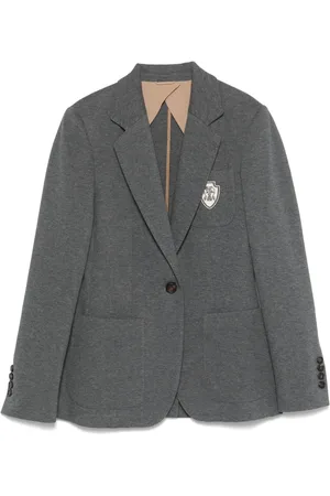 Brunello Cucinelli Badge-detail blazer