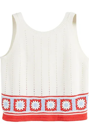 Chinti & Parker Crochet-knit top