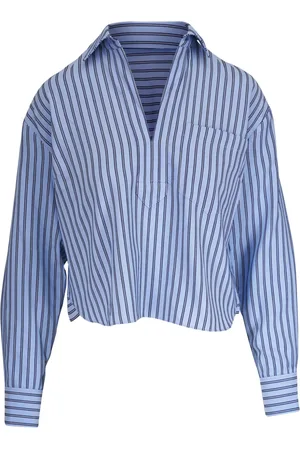 VERONICA BEARD Striped oversized shirt