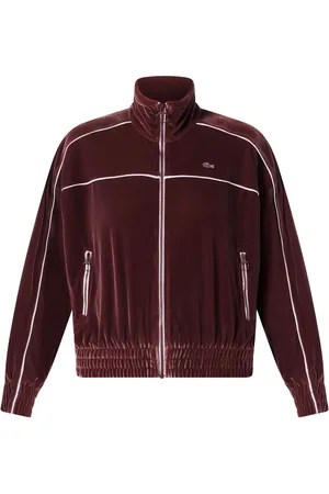 Lacoste Velvet zip sweatshirt