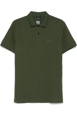 HUGO BOSS Stripe-trim polo shirt