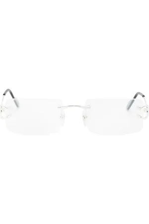 Cartier C rectangle-frame glasses