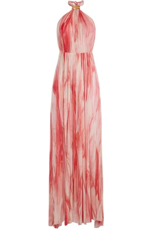 Elisabetta Franchi Abstract-print maxi dress