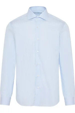 BARBA Micro-stripe shirt