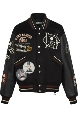 MASTERMIND JAPAN Leather bomber jacket