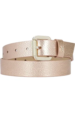 Patrizia Pepe Metallic textured belt