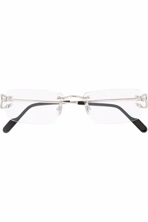 Cartier Square-frame rimless glasses