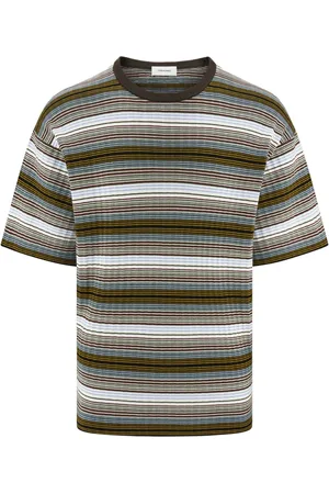 Salvatore Ferragamo Short-sleeved striped T-shirt
