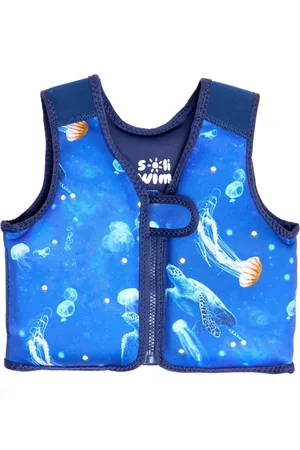 SOLISWIM KIDS Turtle-print float gilet