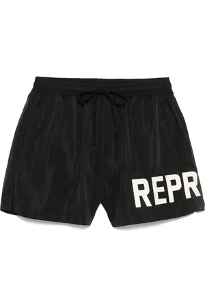 Represent Logo-print swim shorts