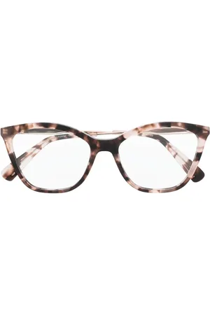 Longchamp Tortoiseshell butterfly-frame glasses