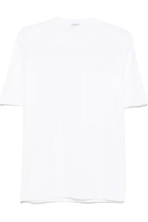 TRANSIT Knitted-collar T-shirt