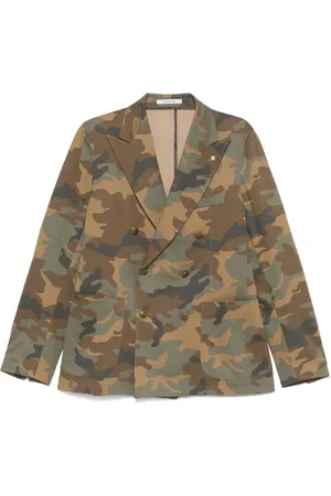 TAGLIATORE Camouflage-pattern blazer
