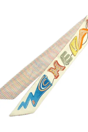 Hermès 2000s Chevaloscope Pointille bandeau scarf