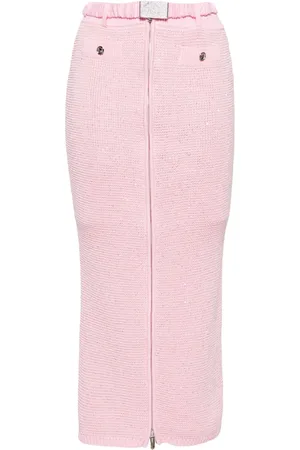 Alessandra Rich Sequined midi pencil skirt
