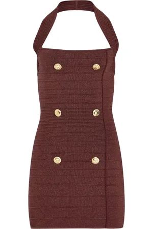 Retrofete Harlynn strap-detail mini dress
