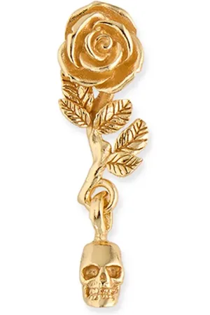 EMANUELE BICOCCHI Rose and Skull earring