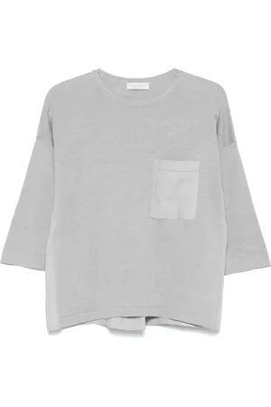 LE TRICOT PERUGIA Fine-knit T-shirt