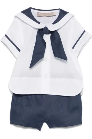 LA STUPENDERIA Bow-detail shorts set