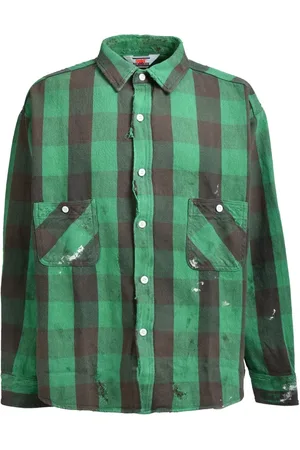 SAINT MXXXXXX Check-print shirt