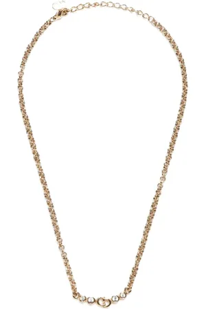 Dior 1990-2000 CD-logo necklace