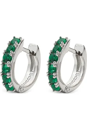 EMANUELE BICOCCHI Crystal hoop earrings