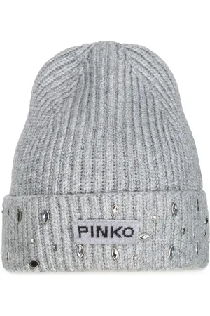 Pinko Crystal-embellished beanie hat