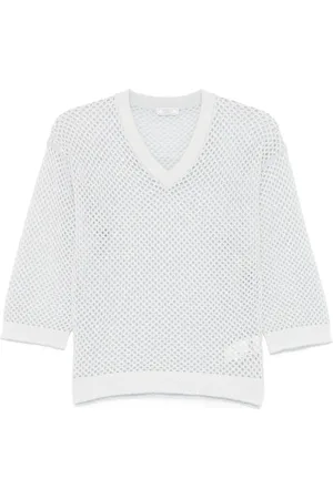 PESERICO SIGN Open-knit sweater