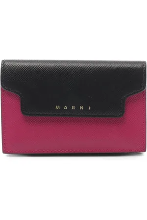 Marni 2010s logo-stamp card holder
