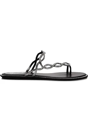 RENE CAOVILLA Leather sandals