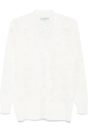 ERMANNO SCERVINO Floral-jacquard cardigan