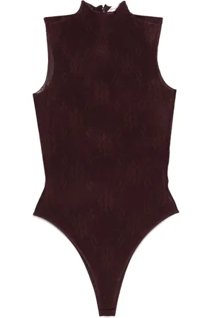 Victoria Beckham Floral-lace bodysuit