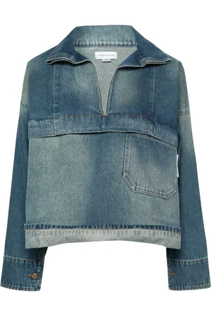 Victoria Beckham Cropped denim shirt