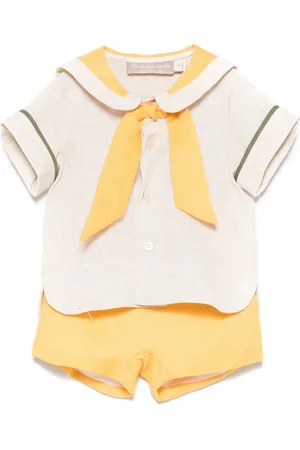 LA STUPENDERIA Bow-detail shorts set