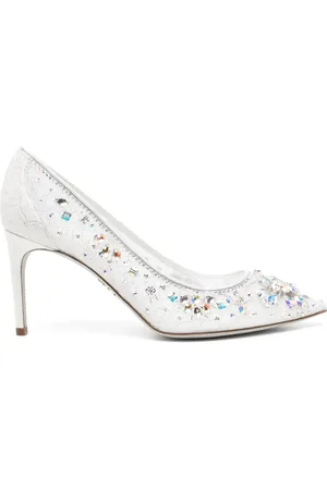 RENE CAOVILLA 80mm crystal-embellished pumps