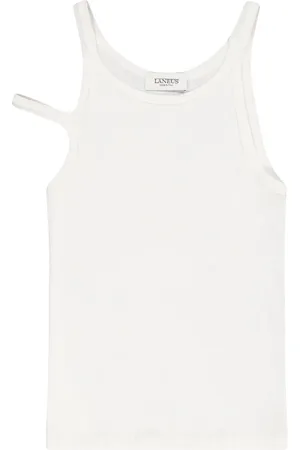 LANEUS Asymmetric tank top
