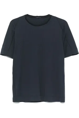 TRANSIT Knitted-collar T-shirt