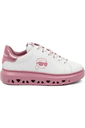 Karl Lagerfeld Logo-embroidered sneakers