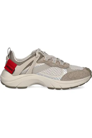 HUGO BOSS Signature mesh-panelled sneakers